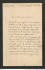 Nachlass Franz Steindachner, Brief von M. Braun an Franz Steindachner (23.02.1904), Inv.Nr. 55.01, Seite 1
